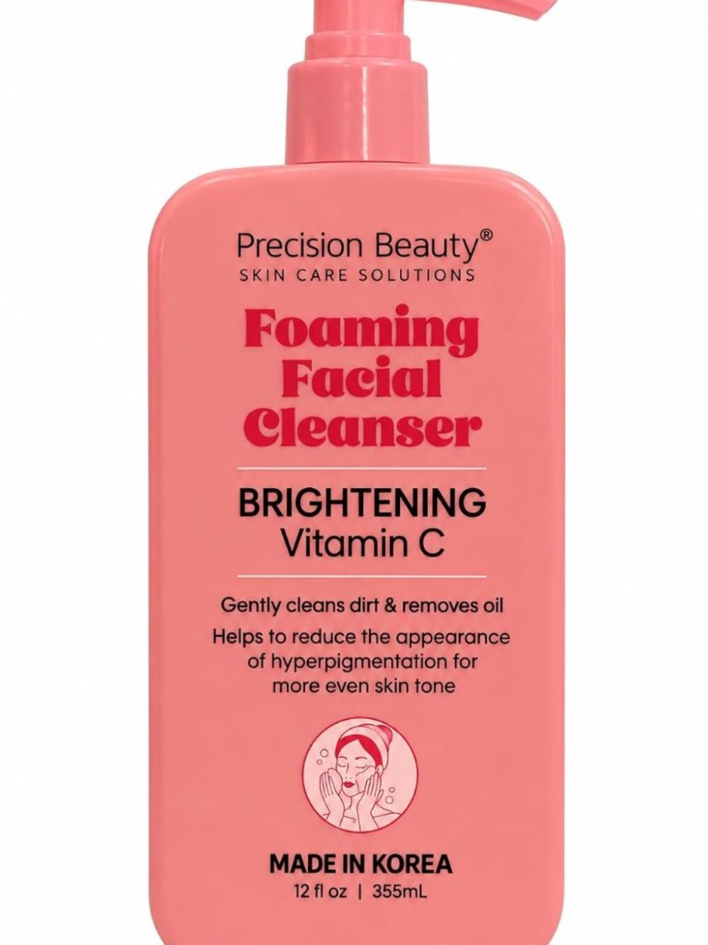 Precision Beauty Vitamin C Foaming Facial Cleanser 12 fl oz